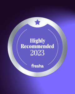 Ocean Kids and Family Salon® fresha award highly recommended 2023